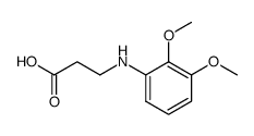 3-((2,3-dimethoxyphenyl)amino)propanoic acid结构式