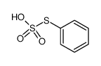 thiosulfuric acid S-phenyl ester结构式