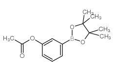 3-Acetoxyphenylboronic acid pinacol ester Structure