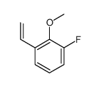 1-ethenyl-3-fluoro-2-methoxybenzene结构式