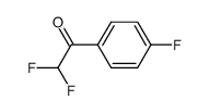 2,2-二氟-1-(4-氟苯基)乙烷-1-酮结构式