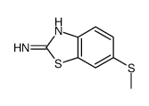 6-(methylthio)benzothiazol-2-amine结构式