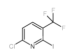 2-氯-5-三氟甲基-6-碘吡啶结构式