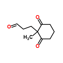 3-(1-Methyl-2,6-dioxocyclohexyl)propanal结构式