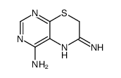 7H-pyrimido[4,5-b][1,4]thiazine-4,6-diamine结构式