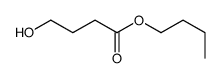 butyl 4-hydroxybutanoate Structure