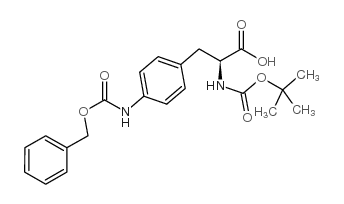 N-alpha-t-丁基氧基羰基-4-(苄氧基羰基)氨基-l-二环己基苯丙氨酸结构式