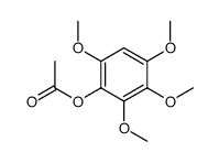 2-acetoxy-1,3,4,5-tetramethoxybenzene Structure