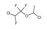 (1-chloro-ethyl)-(2-chloro-1,1,2-trifluoro-ethyl)-ether结构式
