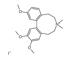 2,3,12-trimethoxy-7,7-dimethyl-6,7,8,9-tetrahydro-5H-dibenzo[d,f]azonin-7-ium iodide Structure