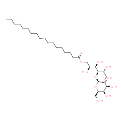 4-O-beta-D-galactopyranosyl-D-glucitol stearate structure