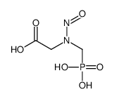 N-Nitroso-N-(phosphonomethyl)glycine结构式