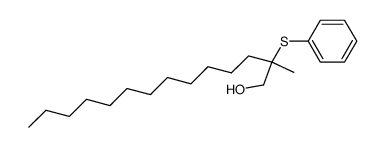 2-Methyl-2-(phenylthio)tetradecanol结构式