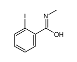 2-碘-N-甲基苯甲酰胺结构式