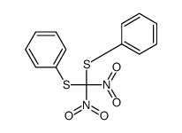 [dinitro(phenylsulfanyl)methyl]sulfanylbenzene结构式
