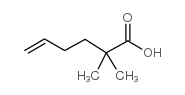 2,2-二甲基-5-己烯酸结构式
