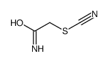 Thiocyanic acid carbamoylmethyl ester Structure