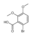 2,3-二甲氧基-6-溴苯甲酸结构式
