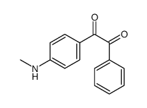 1-[4-(methylamino)phenyl]-2-phenylethane-1,2-dione Structure