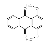 9, 10-Anthracenedione, 1,4-dimethoxy- Structure
