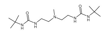 bis[(N'-tert-butylureido)-N-ethyl]-N-methylamine结构式