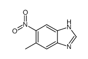 (9ci)-5-甲基-6-硝基-1H-苯并咪唑结构式