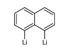 (naphthalene-1,8-diyl)dilithium Structure