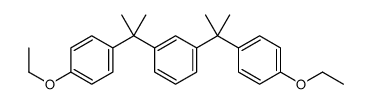 1,3-bis[2-(4-ethoxyphenyl)propan-2-yl]benzene Structure