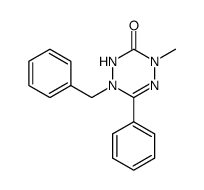 1-benzyl-4-methyl-6-phenyl-1,4-dihydro-2H-[1,2,4,5]tetrazin-3-one Structure