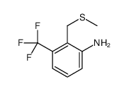 2-(methylsulfanylmethyl)-3-(trifluoromethyl)aniline Structure