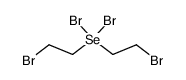双(2-溴乙基)二溴化硒结构式