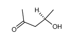 (-)-(4R)-4-hydroxypentan-2-one结构式