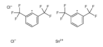 bis[2,6-bis(trifluoromethyl)phenyl]-dichlorostannane Structure