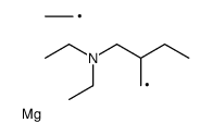 magnesium,N,N-diethyl-2-methanidylbutan-1-amine,ethane Structure