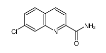 7-氯-2-喹啉羧酰胺结构式