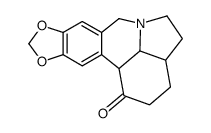 2,3,3a,3a1,4,5,7,12b-octahydro-1H-[1,3]dioxolo[4,5-j]pyrrolo[3,2,1-de]phenanthridin-1-one Structure