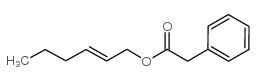 苯乙酸反-2-己烯-1-基酯结构式