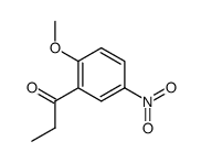 1-(2-methoxy-5-nitrophenyl)propan-1-one结构式