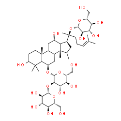 20-Gluco-ginsenoside-Rf Structure