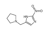 2-Nitro-4-(1-pyrrolidinylmethyl)-1H-imidazole Structure