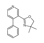 3-(4',4'-dimethyl-4',5'-dihydro-oxazol-2'-yl)-4-phenylpyridine Structure