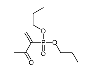 3-dipropoxyphosphorylbut-3-en-2-one Structure