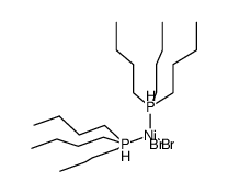bis(tri-n-butylphosphine)nickel(II) bromide Structure