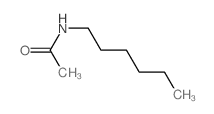 Acetamide, N-hexyl- Structure