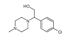 2-(4-chlorophenyl)-2-(4-methylpiperazin-1-yl)ethanol Structure