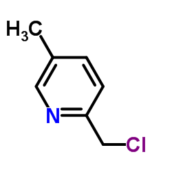 2-(氯甲基)-5-甲基吡啶结构式