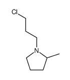 3-(2-Methyl-1-pyrrolidyl)propyl chloride结构式