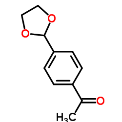 1-[4-(1,3-二氧杂烷-2-基)苯基]乙酮结构式