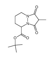 t-butyl hexahydro-2-methyl-1,3-dioxo-1H-pyrazolo<1,2-a>pyridazine-3-carboxylate Structure