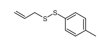 2-propenyl p-tolyl disulfide结构式